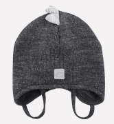 Шапка Crockid серые дракончик (50% шерсть, 50% акрил.) КВ 10103