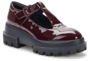 Туфли для девочки KEDDO 518276/08-03 (бордовый/экокожа)