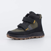 Ботинки для мальчика Котофей 652219-32 (оливковый/натуральная кожа)