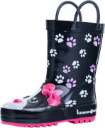 Резиновые сапожки для девочки Котофей 166101-11 (разноцветный/резина)