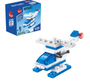 Конструктор пластиковые детали UNICON  Вертолет 28 дет. 2546806