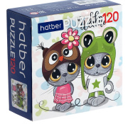 Игрушка Пазл Hatber  Кототерапия (120 элементов/картон/универсальная)