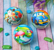 Игрушка мяч  "Самолет" (6,3см/пенополиуретан/универсальная)