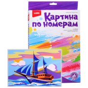 Картина по номерам Школа талантов "КОСМИЧЕСКИЙ КОРАБЛЬ" (/универсальный/дерево, текстиль)