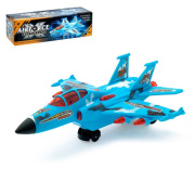 Игрушка авиационная техника  Самолет «Истребитель» (работает от батареек, свет и звук.эффекты/пластик/универсальная)