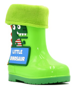Резиновые сапожки для мальчика Тотошка H-24 (зеленый/ПВХ)