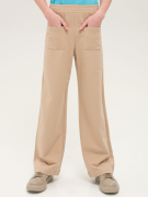 Брюки для девочки песочный PELICAN GFPQ4333