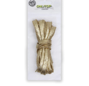 Шнурки ONLITOP 2565931 110см. (золотой/полиэстер)2565931