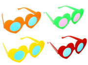 Очки разные цвета Карнавальные  детские "Масти. Черви", цвета МИКС Мастер К()