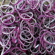 Резиночки и клипсы для плетения браслетов Rainbow Loom Octopus Pearl (600шт./перламутровый осьминог/оригинальные)