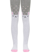 Колготки Conte kids 7С-38СП плотные (светло-серый/85% хлопок, 12.5% полиамид,2.5% эластан)