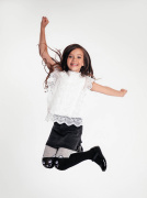 Колготки Conte kids 4С-06СП (466)  (черный, серый/хлопок 72%, полиамид 25,5%, эластан 2,5%)