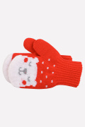 Варежки Crockid (красный/70% шерсть 30% акрил/К 135)