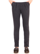 Брюки для девочки серый гусиная лапка Апрель ДББ780258н