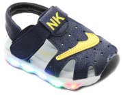 Сандалии для мальчика Царевич A-35 (синий/экокожа)