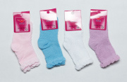Носки для девочки разные цвета с рюшкой Fute