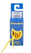 Шнурки Котофей 60см. (желтый/100% полиэфир)
