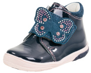 Ботинки для девочки Котофей 152131-21 (синий/натуральная кожа)