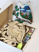 Набор для творчества ArpoKids Роспись "Сова" (/универсальный/фанера)