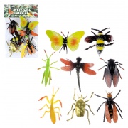 Набор насекомых  «Лес» 8 фигурок (универсальный/пластик)