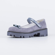 Туфли для девочки Котофей 533059-22 (серый/экокожа)