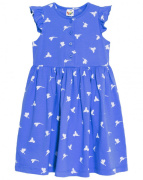 Платье синий Lets Go 81186 птички