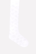 Колготки Crockid  плотные (белые с единорогом/75% хлопок ПА - 20% эластан - 5%)
