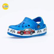 Сланцы для мальчика Котофей 325094-01 (синий/полимерный материал)