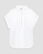 Джемпер для девочки белый Lets Go 61396