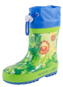 Резиновые сапожки для мальчика Котофей 166046-11 (серый/резина)