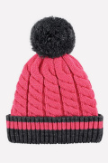 Шапка Crockid черно-розовая () КВ 20052