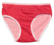 Трусы для девочки красные мелкий горох Cool Kid