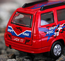 Модель легковой автомобиль ВАЗ Lada 111 спорт красный 