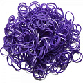 Резиночки и клипсы для плетения браслетов Rainbow Loom Metallic Purple 