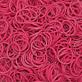 Резиночки и клипсы для плетения браслетов Rainbow Loom Fuchsia 