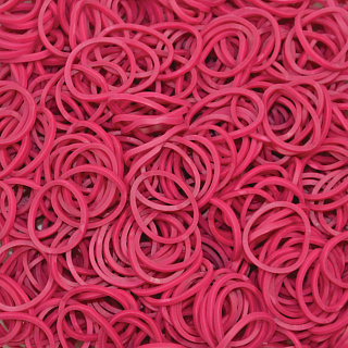 Резиночки и клипсы для плетения браслетов Rainbow Loom Fuchsia 