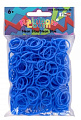 Резиночки и клипсы для плетения браслетов Rainbow Loom Neon Blue 