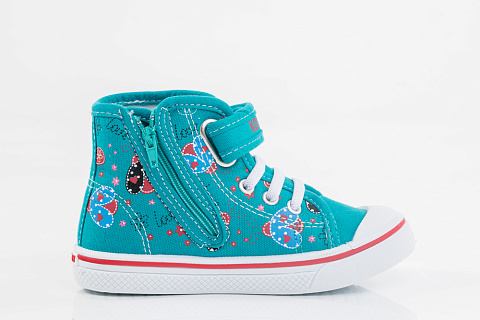 Кеды для девочки Котофей 341020-11 