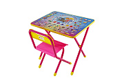 Детский стол и стульчик Дэми №1 (розовый) - "Электроник" 
