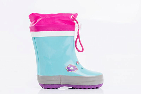 Резиновые сапожки для девочки Котофей 166076-11 