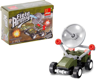Конструктор пластиковые детали PEIZHI  "Военная техника" микс 515147 