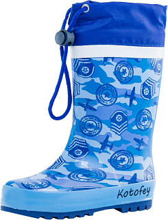 Резиновые сапожки для мальчика Котофей 366171-11