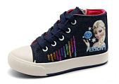 Кеды для девочки Канарейка F561-1-BLUE 