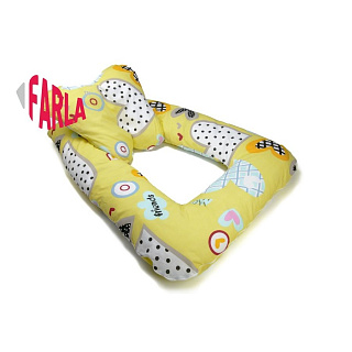 Подушка для новорожденного классическая Farla Milo Heart 