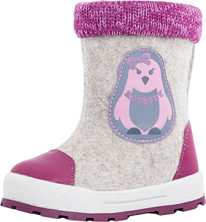 Валенки для девочки Котофей 267055-41 