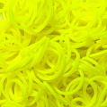 Резиночки и клипсы для плетения браслетов Rainbow Loom Neon Yellow 