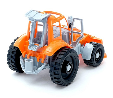 Игрушка строительная техника Нордпласт Трактор с грейдером 