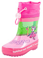 Резиновые сапожки для девочки Котофей 166047-11 