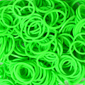 Резиночки и клипсы для плетения браслетов Rainbow Loom Neon Green 