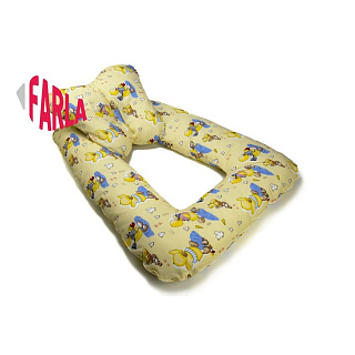 Подушка для новорожденного классическая Farla Milo Duck 
